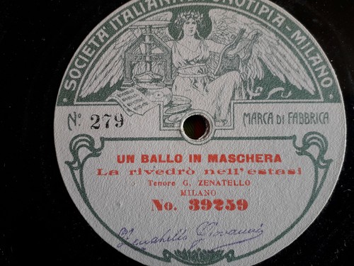 Giri zenatello un ballo - 78, giri"g