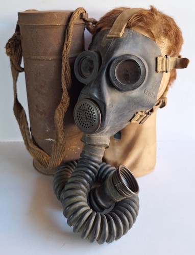 Militaria ww2 maschera antigas - ww2,