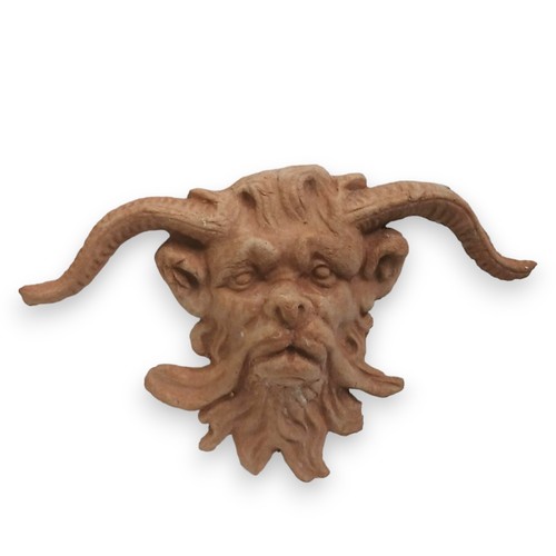 Maschera diavolo con - corna, in